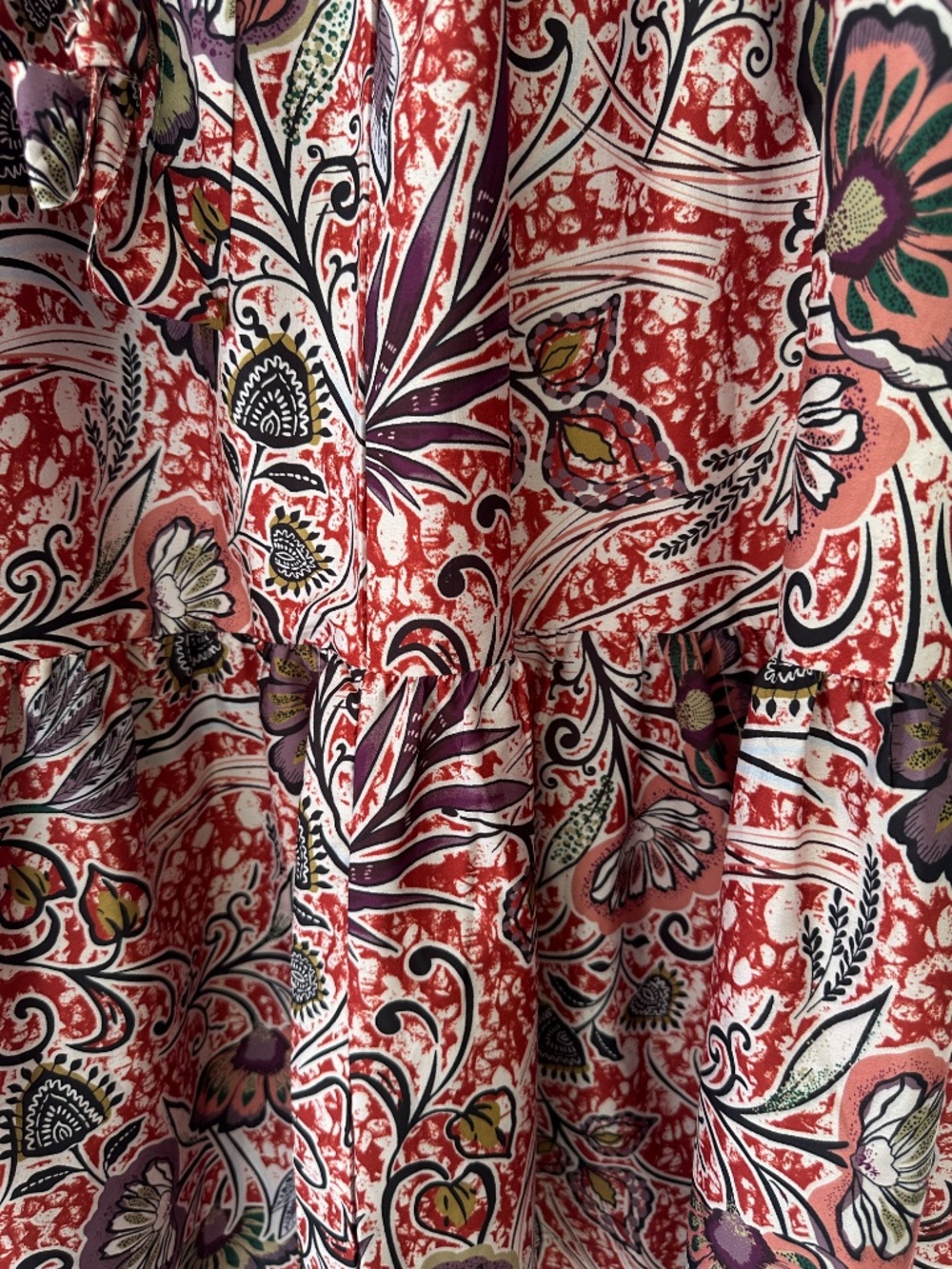 Rachel Zoe floral Polyester maxi skirt Medium - Picture 4 of 12